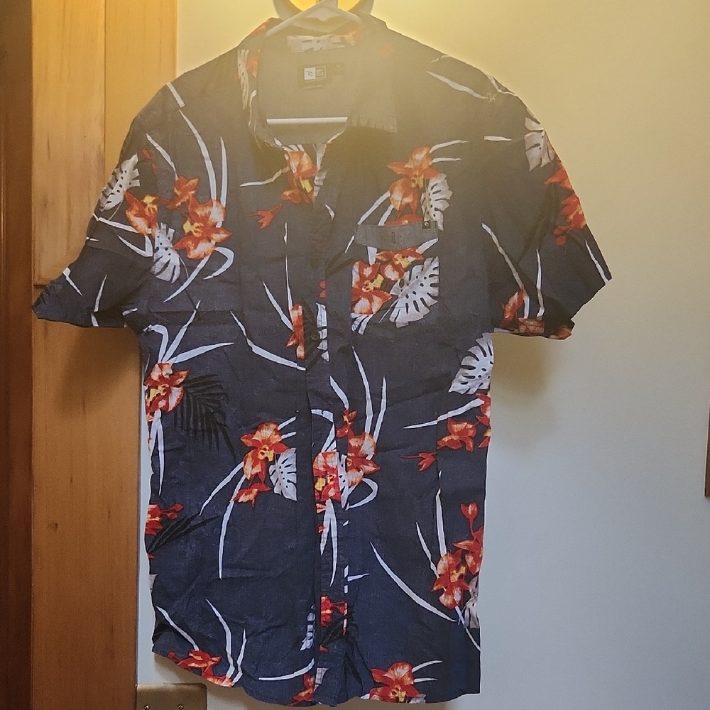 Rip Curl Navy Floral Men's Shirt